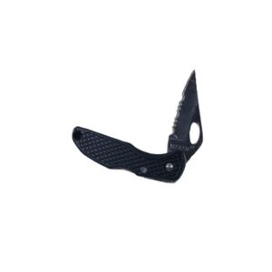 Maxam Stainless Lockback Black Folding Pocket Knife